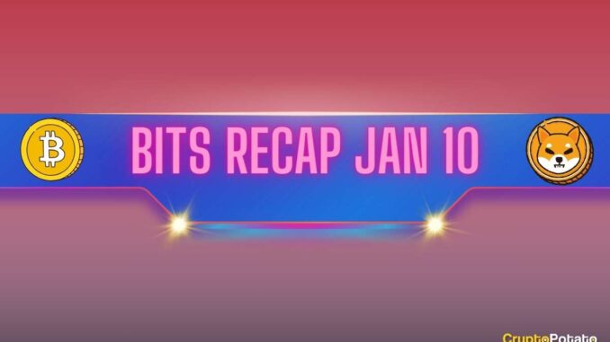 Massive Bitcoin (BTC) Volatility, Solana (SOL) Meme Coins Resurgence, Shiba Inu (SHIB) Developments: Bits Recap Jan 10