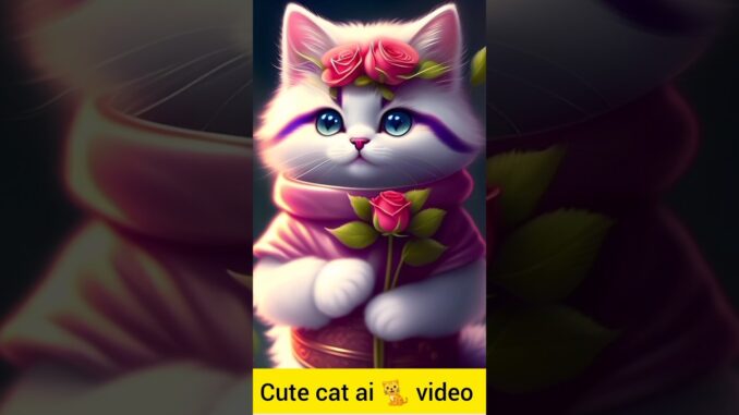 How about "Purrfect Paws: An AI's Guide to Feline Cuteness"?#cat#tiktok#viral #viralvideo #trending