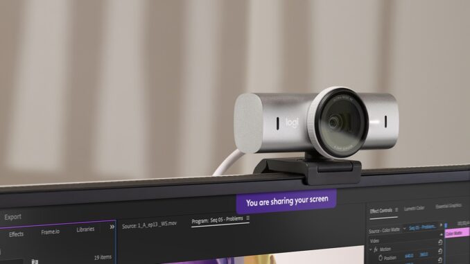 Logitech unveils MX Brio AI-enhanced webcams for work and streaming