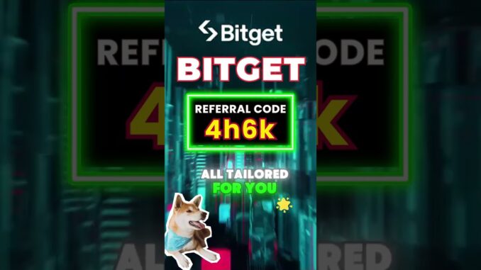 Bitget Referral Bonus Using Code "4h6k" Simplified Guide | Crypto Horizon