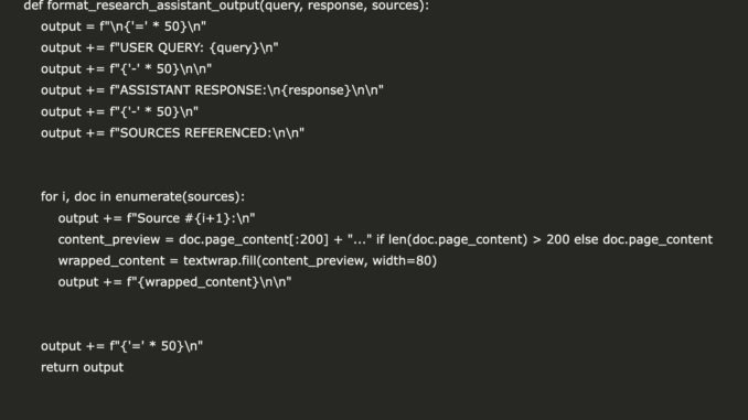 A Coding Implementation to Build a Conversational Research Assistant with FAISS, Langchain, Pypdf, and TinyLlama-1.1B-Chat-v1.0