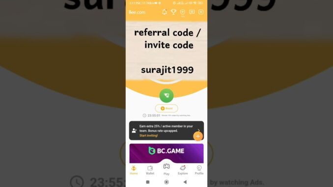 🚀 Bee Network Referral Code 2025: surajit1999 | Earn Free Cryptocurrency Daily! 🤑