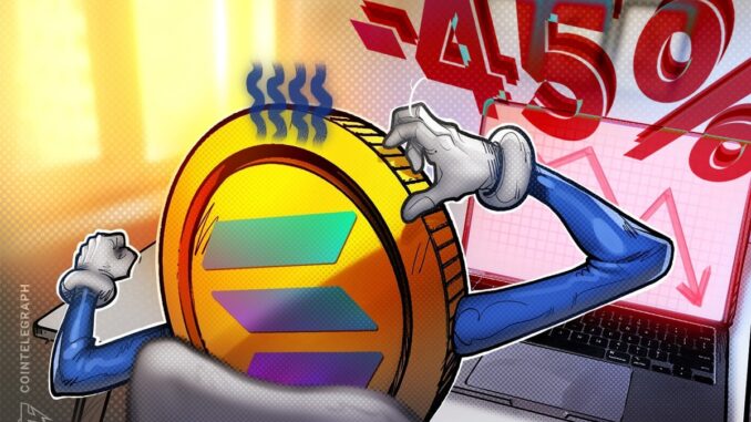 Solana down 45% since Trump token launch as memecoins divert Solana down 45% since Trump token launch as memecoins divert liquidity