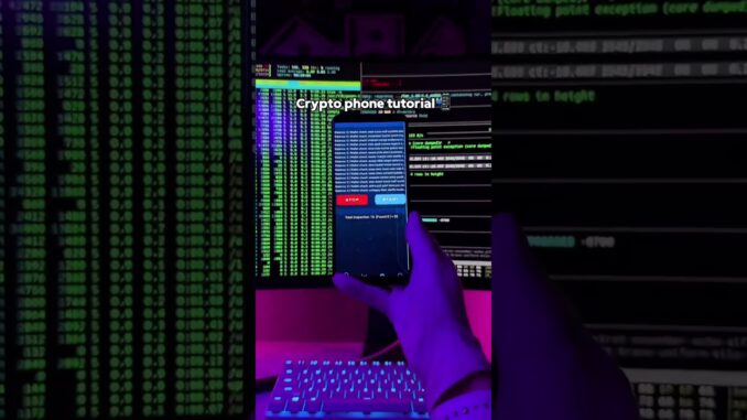 type  "App" for a guide!Interested in crypto mining but don’t know where to start?
