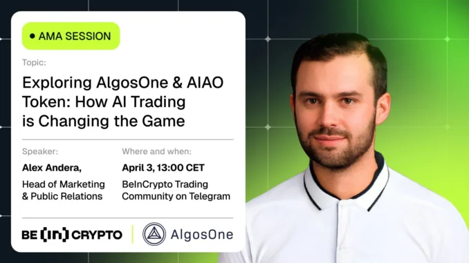 AlgosOne X BeInCrypto AMA Session