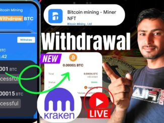 Bitcoin Mining Miner NFT App Withdrawal To Kraken Exchange Full Guide