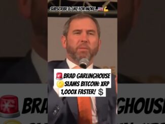 🚨Brad Garlinghouse Slams 🪙Bitcoin: XRP 1,000x Faster!💲#news #crypto #cryptonews #bitcoin #xrp #btc