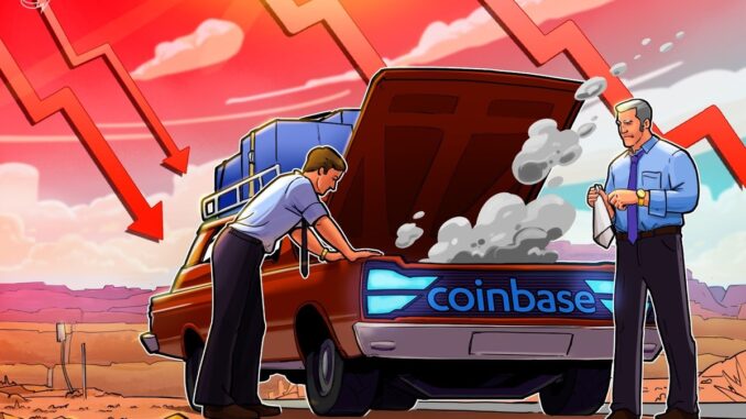 Coinbase sees worst quarter since FTX collapse amid industry bloodbath
