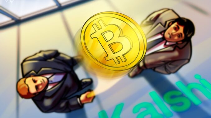 Kalshi accepts Bitcoin deposits in bid to woo crypto-native users