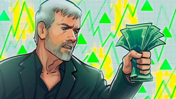 Michael Saylor hints at Bitcoin purchase as whales stack aggressively