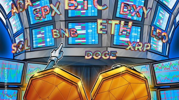 Price analysis 4/14: SPX, DXY, BTC, ETH, XRP, BNB, SOL, DOGE, ADA, LEO