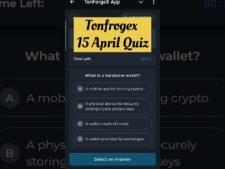 Tonfrogex 15 April Crypto Quiz Challenge | Tonfrogex Daily Crypto Quiz | Crypto Mining  #btc #crypto