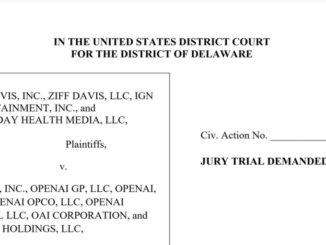 Ziff Davis and IGN sue OpenAI for copyright infringement