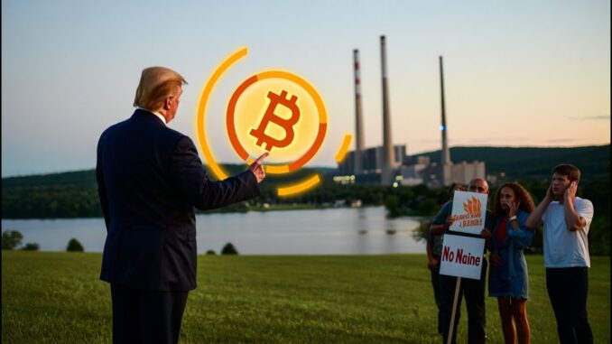 Bitcoin Mining Noise Rocks Trump’s Heartland Voter