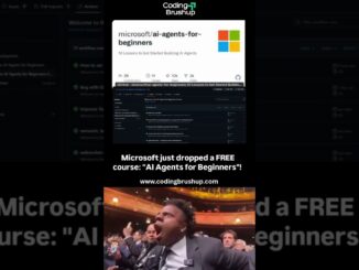 Microsoft’s FREE AI Agents Course for Beginners! #microsoft #aiagents #ai #aitools #aitechnology