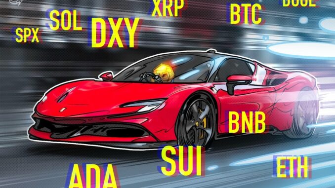 Price predictions 5/5: SPX, DXY, BTC, ETH, XRP, BNB, SOL, DOGE, ADA, SUI