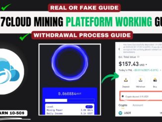 Top7Cloud Mining Website Full Guide | Top7Cloud Withdrawal Process |  Real or Fake?