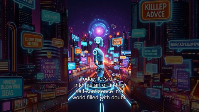 Unleashing Self-Confidence on a Mountain of Doubt with Your AI Guide #Shorts